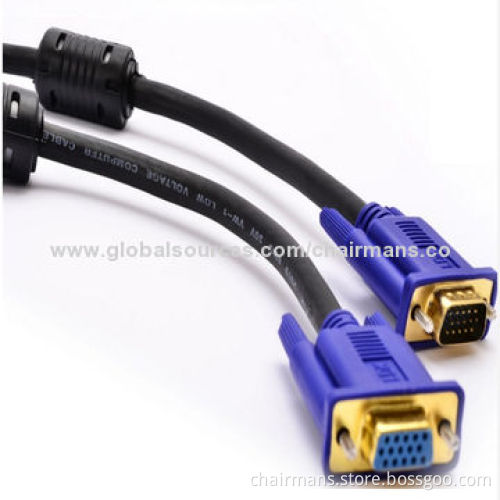VGA 3 + 6 Extending Cable, Male to Female, 1.5-50 Meters Cable Length